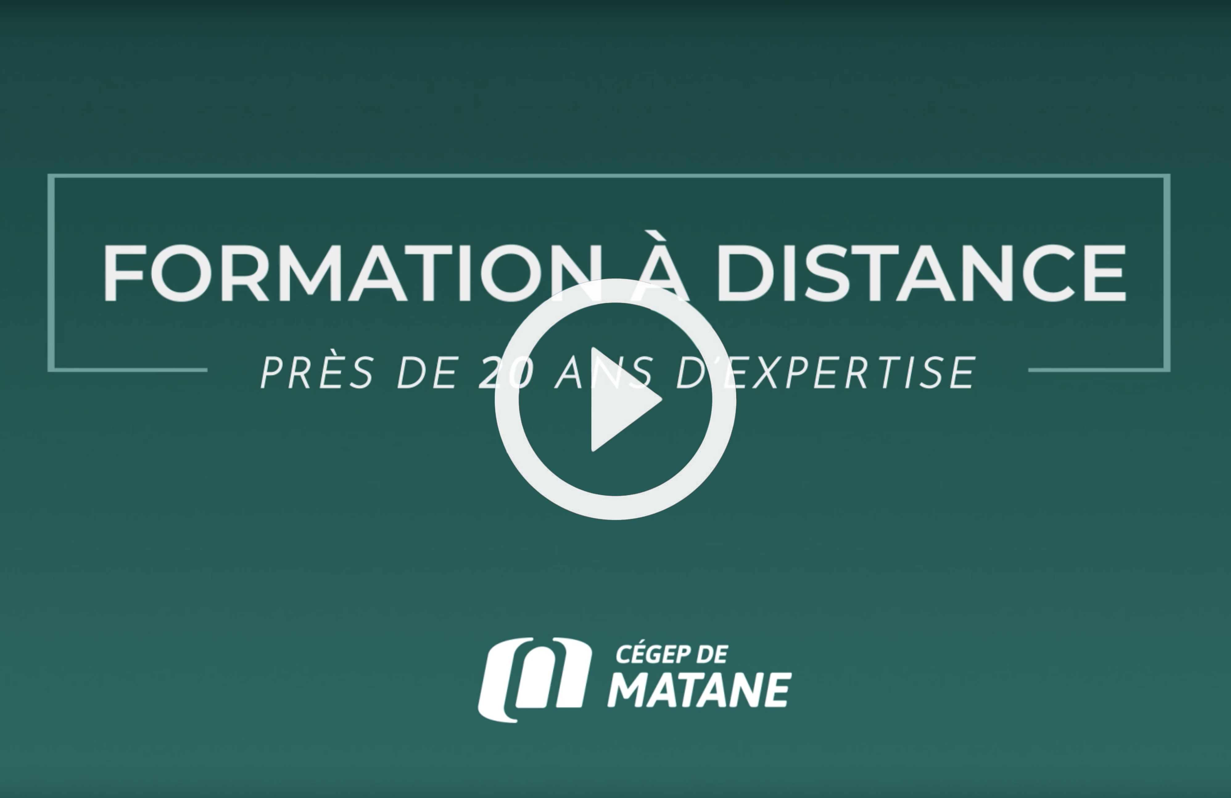 Formation A Distance Cegep De Matane