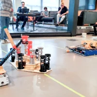 Image de la compétition de robotique