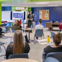 Des membres de la communauté collégiale qui assistent à une formation du Réseau des alliées