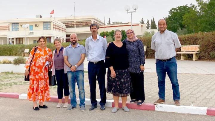 La directrice de la formation continue en Tunisie lors d'un partenariat