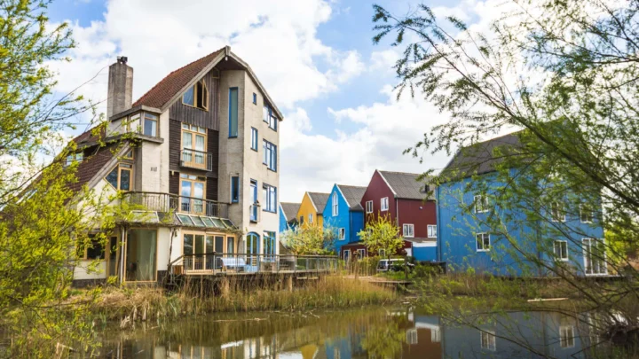 Image de plusieurs maisons dans un lot